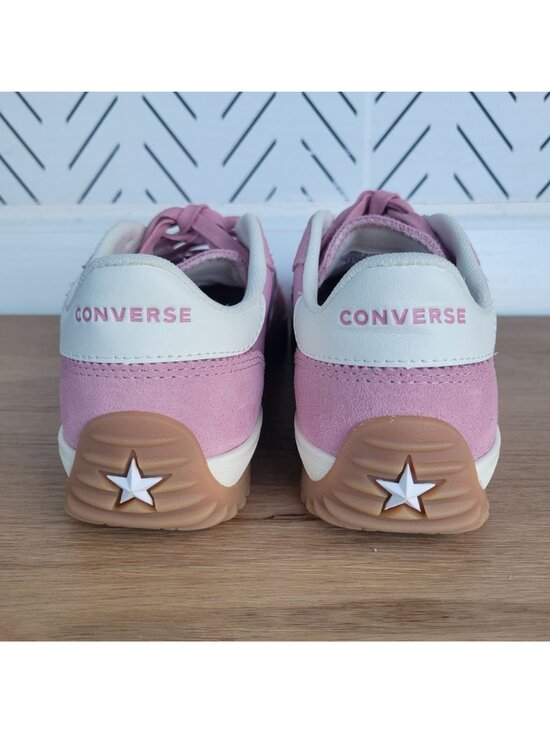 ⭐Converse Run Star Trainer Ox Sz 5.5 Men Casual Shoes Suede Pink Sneaker A13362C main image 7
